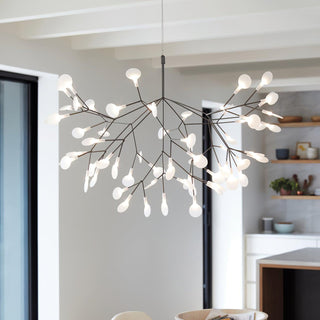 Black Firefly LED Chandelier Arkstarhome