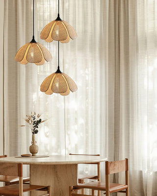 Bloom Rattan Pendant Lamp Arkstarhome