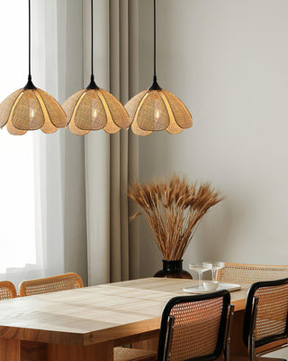 Bloom Rattan Pendant Lamp Arkstarhome
