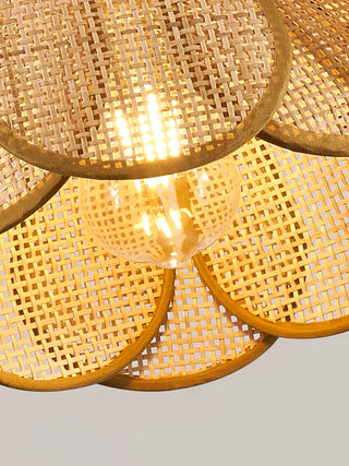 Bloom Rattan Pendant Lamp Arkstarhome