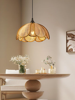 Bloom Rattan Pendant Lamp Arkstarhome