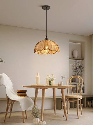 Bloom Rattan Pendant Lamp Arkstarhome