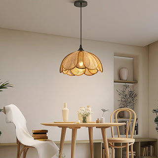 Bloom Rattan Pendant Lamp Arkstarhome