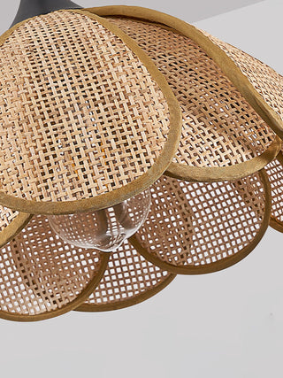 Bloom Rattan Pendant Lamp Arkstarhome