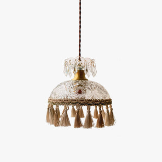 Bowl Tassel Pendant Light Arkstarhome