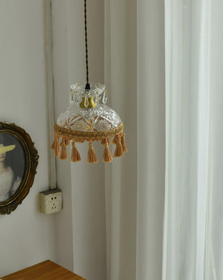 Bowl Tassel Pendant Light Arkstarhome