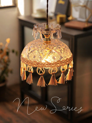 Bowl Tassel Pendant Light Arkstarhome