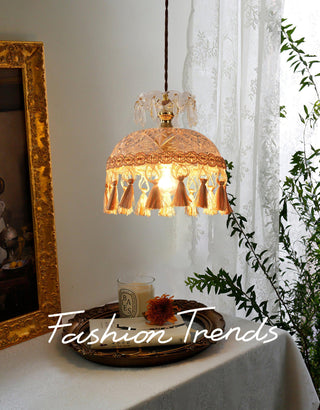 Bowl Tassel Pendant Light Arkstarhome