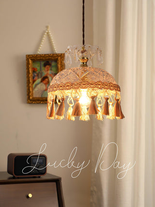 Bowl Tassel Pendant Light Arkstarhome