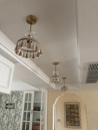 Bowl Tassel Pendant Light Arkstarhome