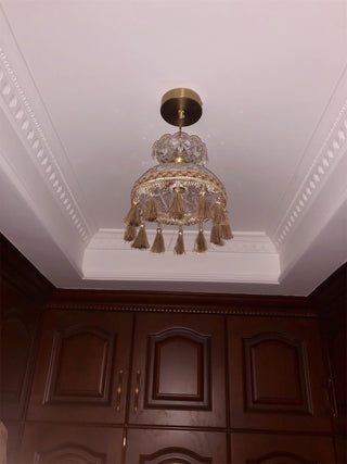 Bowl Tassel Pendant Light Arkstarhome