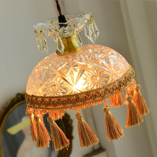 Bowl Tassel Pendant Light Arkstarhome