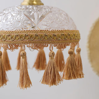 Bowl Tassel Pendant Light Arkstarhome