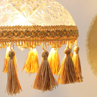 Bowl Tassel Pendant Light Arkstarhome