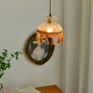 Bowl Tassel Pendant Light Arkstarhome