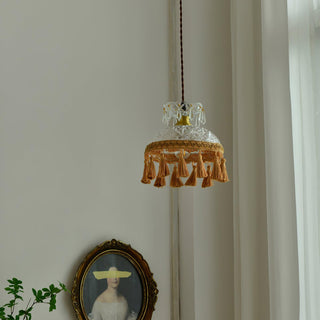 Bowl Tassel Pendant Light Arkstarhome