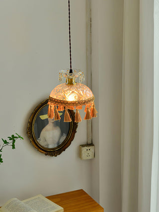 Bowl Tassel Pendant Light Arkstarhome