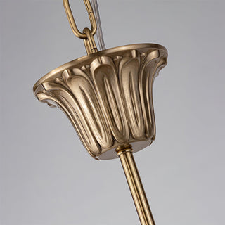 Brass Pastoral Flower Chandelier Arkstarhome