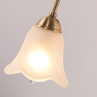 Brass Pastoral Flower Chandelier Arkstarhome