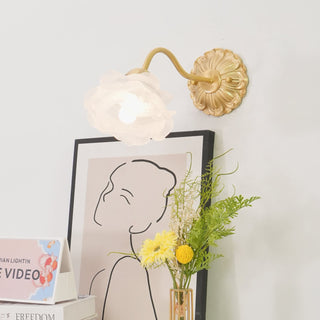 Brass Rose Wall Light Arkstarhome