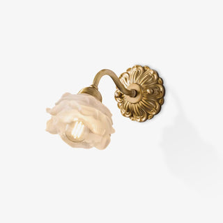 Brass Rose Wall Light Arkstarhome