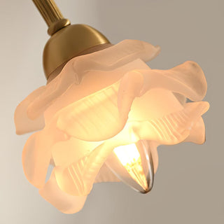 Brass Rose Wall Light Arkstarhome