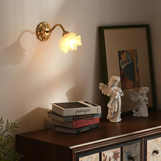 Brass Rose Wall Light Arkstarhome