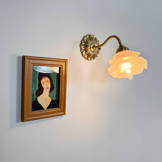Brass Rose Wall Light Arkstarhome