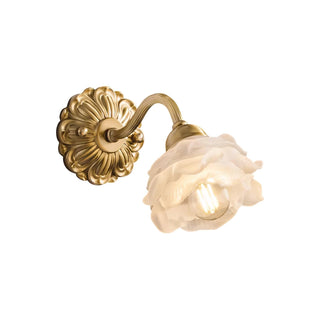 Brass Rose Wall Light Arkstarhome