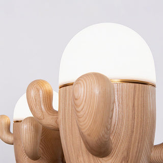 Wooden Cactus Table Lamp Arkstarhome