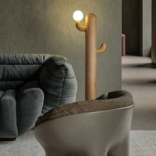 Cactus Wood Floor Lamp Arkstarhome