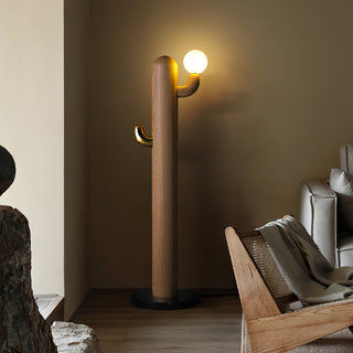 Cactus Wood Floor Lamp Arkstarhome