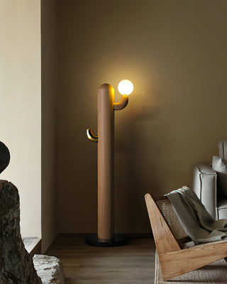 Cactus Wood Floor Lamp Arkstarhome