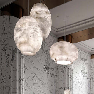 Camille Alabaster Pendant Lamp Arkstarhome