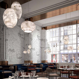 Camille Alabaster Pendant Lamp Arkstarhome