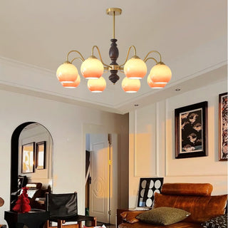 Caramel Orb Chandelier Arkstarhome