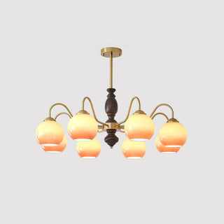 Caramel Orb Chandelier Arkstarhome