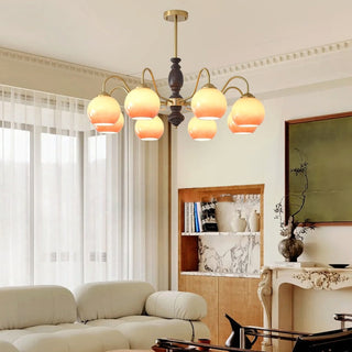 Caramel Orb Chandelier Arkstarhome