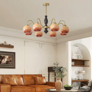 Caramel Orb Chandelier Arkstarhome