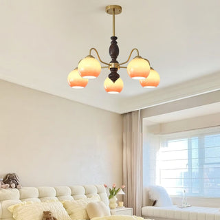 Caramel Orb Chandelier Arkstarhome
