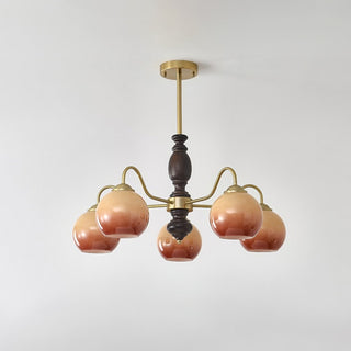 Caramel Orb Chandelier Arkstarhome