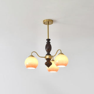 Caramel Orb Chandelier Arkstarhome