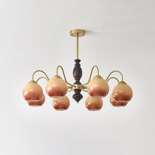 Caramel Orb Chandelier Arkstarhome