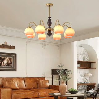 Caramel Orb Chandelier Arkstarhome