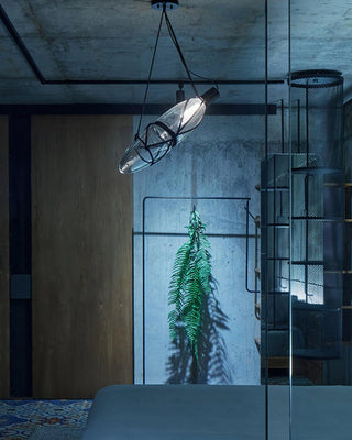 Castaway Bottle Glass Pendant Lamp Arkstarhome