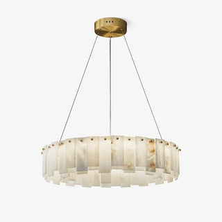 Celestial Alabaster Round Chandelier Arkstarhome