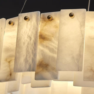 Celestial Alabaster Round Chandelier Arkstarhome