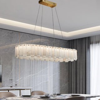 Celestial Alabaster Round Chandelier Arkstarhome
