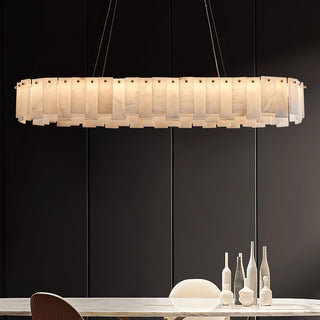 Celestial Alabaster Round Chandelier Arkstarhome