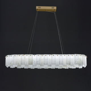 Celestial Alabaster Round Chandelier Arkstarhome
